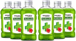 KEYA SETH AROMATHERAPY Ankush Ayurvedic Antiseptic Liquid, No Burning Sensation for First Aid & Personal Hygiene, Enriched with Neem, Tulsi, Lavender & Rose Essential Oil Antiseptic Liquid