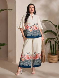 shommee Top Palazzos Western Set