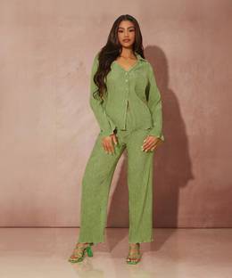 Leriya Fashion Shirt Pant Co-ords Set