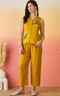 Ramyka Top Palazzos Co-ords Set