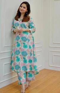 Leriya Fashion Tunic Pant Co-ords Set