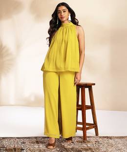 Janasya Top Pant Co-ords Set