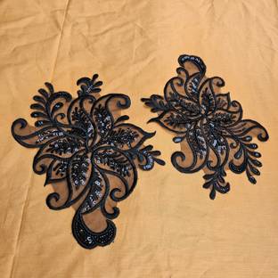 Styraze Flower Organza Applique Patch