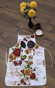 AAZEEM Cotton Home Use Apron - Free Size
