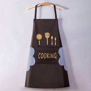 Ashmakam Polyester Chef's Apron - Free Size