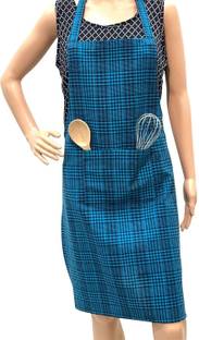 Pixel Home Cotton Home Use Apron - Free Size