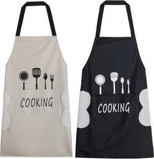 GOLDENEYEHOUSE Polyester Chef's Apron - Free Size