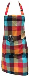 Pixel Home Cotton Home Use Apron - Free Size