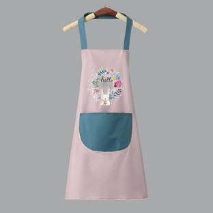 GOLDENEYEHOUSE Polyester, Velvet, PVC Chef's Apron - Free Size