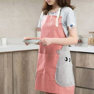 SYAMBABA Cotton Home Use Apron - Free Size