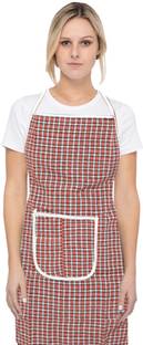 KUBER INDUSTRIES Cotton Home Use Apron - Free Size