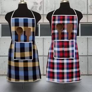 KANUSHI Cotton Home Use Apron - Free Size