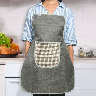Heart Home Jute Home Use Apron - Free Size