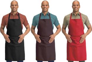 Blackpoll Polyester Home Use Apron - Free Size