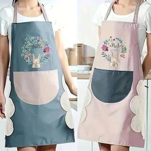 Clipron Polyester Chef's Apron - Free Size