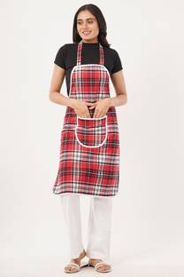 MIMI KITCHEN PRODUCTS Cotton Home Use Apron - Free Size