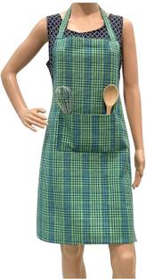 Pixel Home Cotton Home Use Apron - Free Size