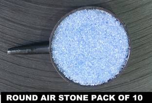 AKSHAT ENTERPRISES ROUND AIR STONE PACK OF 10 Aquarium Air Stone
