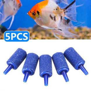 VAYINATO 1 Inch Blue Aquarium Fish Tank Bubble Air Stones For Air Pump, Accessories Aquarium Air Stone