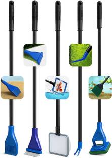 Buraq 5 in 1 Aquarium Cleaning Kit for Cleaning Aquarium Glass | Removing Algae Electrical Aquarium Cleaner