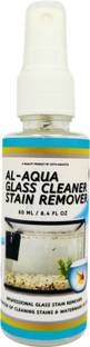 Jothi Aquatics AL Aqua Glass Cleaner & Hard Stain Remover Solution for Aquarium Fish Tank 60ml Solvent Aquarium Cleaner