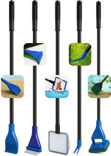 Buraq 5 in 1 Aquarium Cleaning Kit for Cleaning Aquarium Glass | Removing Algae Electrical Aquarium Cleaner