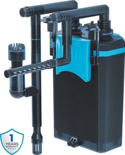 Aquanature External Hangon Filter for Planted & Marine Aquarium (Ripple-150(500L/H - 6W)) Power Aquarium Filter