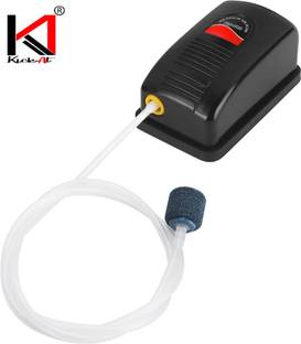 kickAt Single Outlet Aquarium Oxygen Air Pump for Air Bubble and Oxygen of Fish Tank Air Aquarium Pump