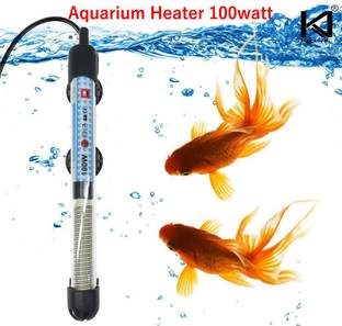kickAt Aquarium Heater 100W Fully automatic and Submersible Submersible Aquarium Immersion Heater