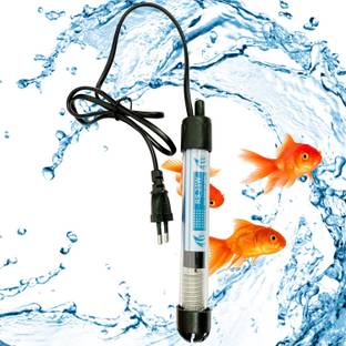 kickAt Fully Automatic ON Off Fish Tank Heater with Temperature Control knob (25 watt) Submersible Aquarium Immersion Heater