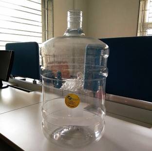 megpet 20 Litre Water Bottle/Water Jar/Container/Can with 3 Extra Caps Aquarium Plant Anchor