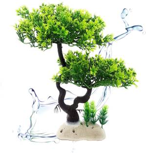 Jainsons Pet Products Aquarium Artificial Plastic Plant Fish Tank Ornament Tree Decoration - 1 Piece Aquarium Plant Anchor