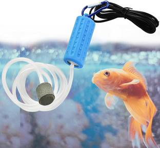 Power Up Portable Aquarium Air Pump - Air Stone and Hose Low Power Usage - USB Air Pump Water Aquarium Pump