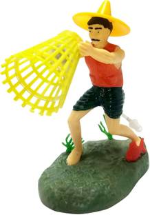 AQUA Aquarium Decorative Action Fisher Man man Toy With Air Bubble Arrangement Laterite Unplanted Substrate