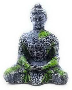 Gaurvi Enterprises Ancient Look Buddha Statue for Decorations or Fish Tank Aragonite Unplanted Substrate