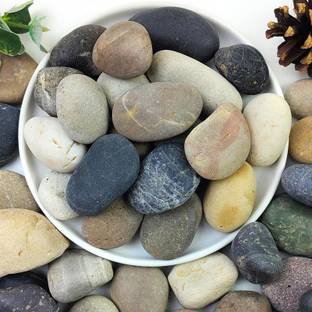 XINXIU Aquarium Rocks Stones, Natural River Rocks for Plants Decorative River Rock Unplanted Substrate