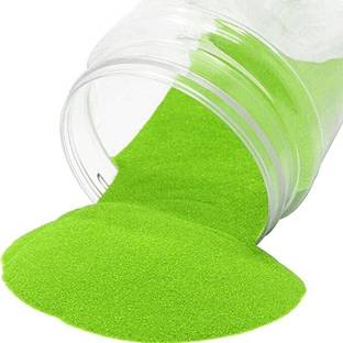 PIKVY Natural Aquarium Green Sand for Lawn, Garden, Plants, & Aquarium Décor Sand Unplanted Substrate