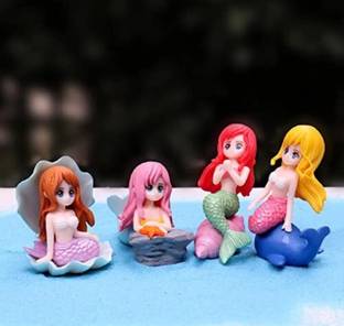 Mistletoe pack of 4 Aquarium Tiny Mermaid Miniature set for planted fish tank Laterite Planted Substrate