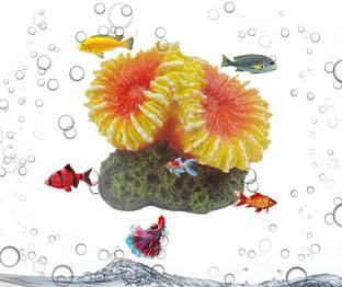 GIG BAZAAR Stunning Artificial Coral Decoration Ornaments for a Natural Look Aquarium Crushed Coral Unplanted Substrate