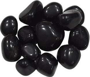 Virya Decorative Pebbles Black Stones River Rock Aquarium Decoration Marble Unplanted Substrate