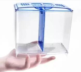 Afi Double House Betta Tank Small Fish Tank for Aquarium Plant Anchor Aquarium Plant Anchor