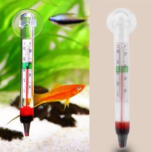 VAYINATO Aquarium (Pack of 2) Thermometer for Temperature Measurement (Cylinderical) Aquarium Tool