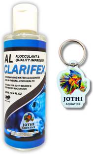 Jothi Aquatics AL Clarifex Aquarium Clear Water Flocculant & Quality Improver 100ml Aquarium Tool