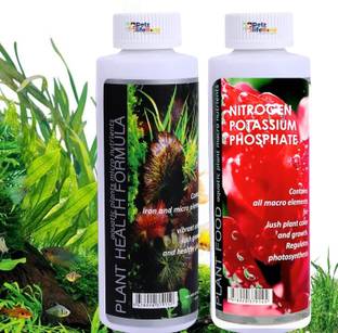 VAYINATO Plant Health Formula,220Ml & Plant Food Fertilizer,220Ml For Aquatic Plant Aquarium Tool