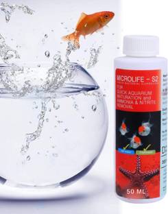 VAYINATO Aquatic Remedies MicroLife S2 (50 ML) Beneficial Bacteria For Fresh and Marine Aquarium Tool