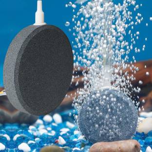 VAYINATO DK-80 Grey Disc Bubble Diffuser for Hydroponics Air Pump Small Ponds Aquarium Tool