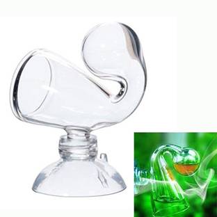VAYINATO CO2 Drop Checker (Glass) with Free Suction Cup for Aquarium Fish Tank Aquarium Tool