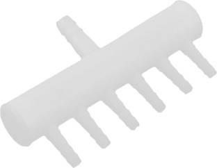 VAYINATO Aquarium Air Pump Plastic Air Way Tube Splitter 8MM Inlet 4 MM Outlet (6 Way) Aquarium Tool