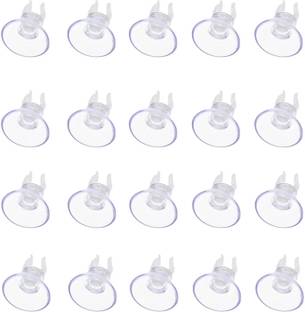 VAYINATO (Model B) (Pack of 20) Transparent Airline Oxygen Tube Pipe Suction Cup Holder Aquarium Tool