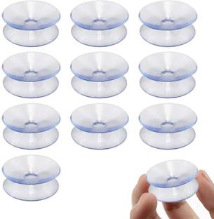 VAYINATO (Pack of 10) Transparent Double Sided Suction Cup by Petzlifeworld Aquarium Tool